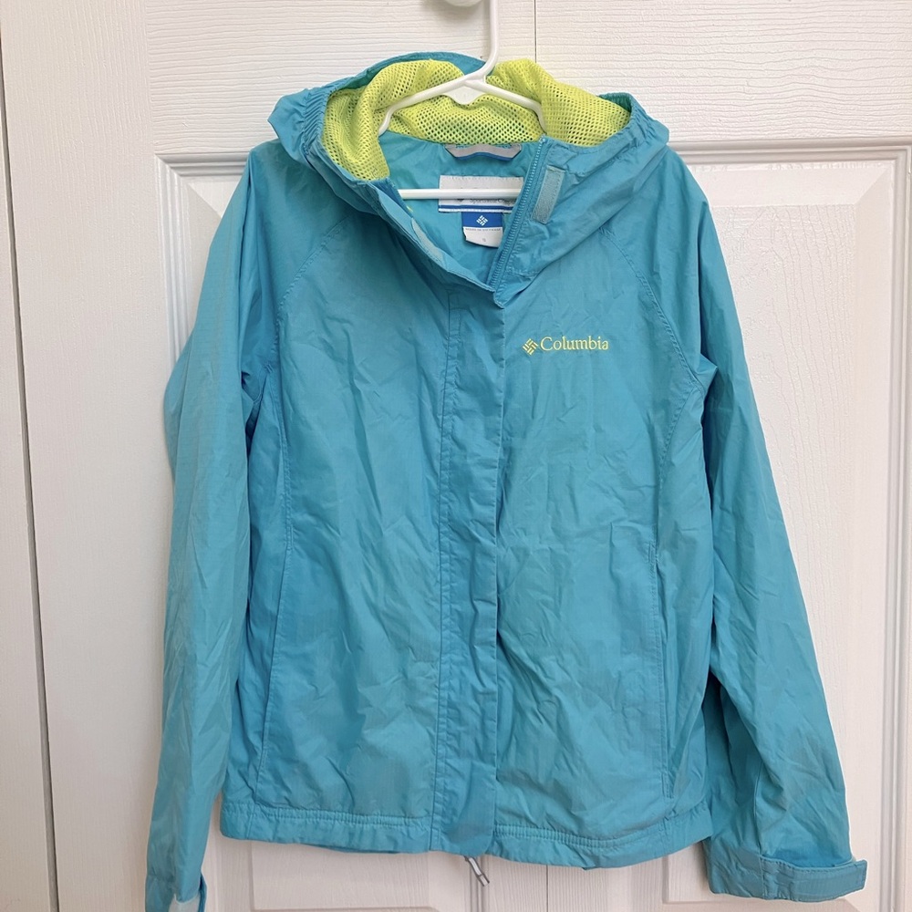 Columbia Kids S windbreaker Jacket Omni shield green